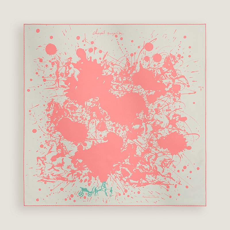 カレ ダブルフェイス90 《思いがけない馬》 | Hermès - エルメス-公式